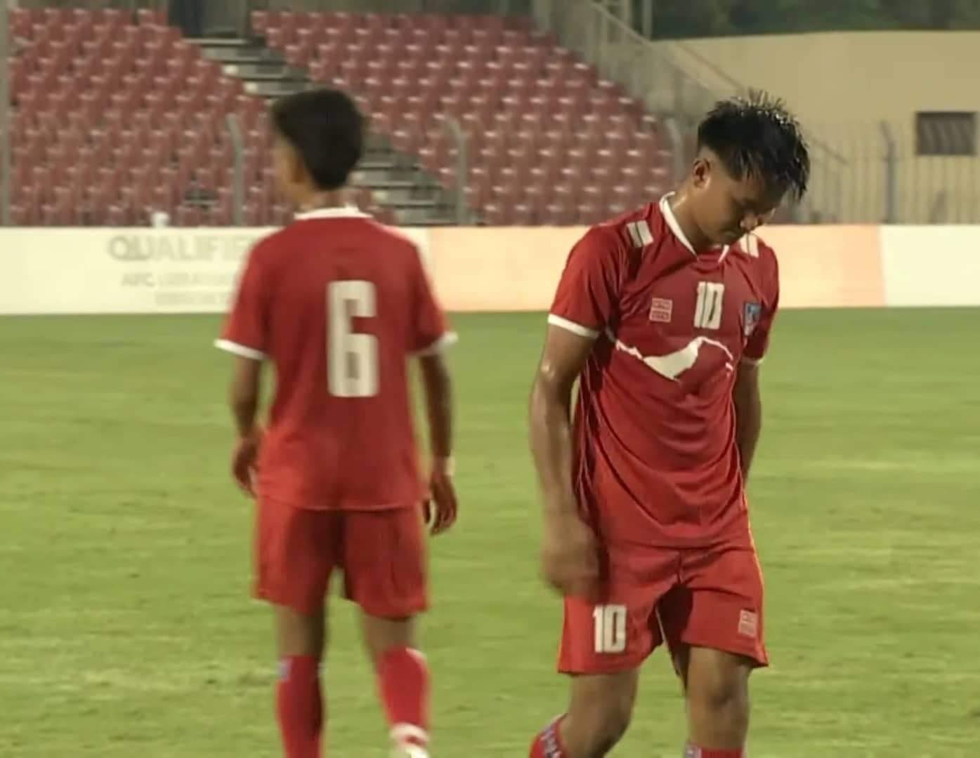 Nepal lost 2-0 to Bhutan