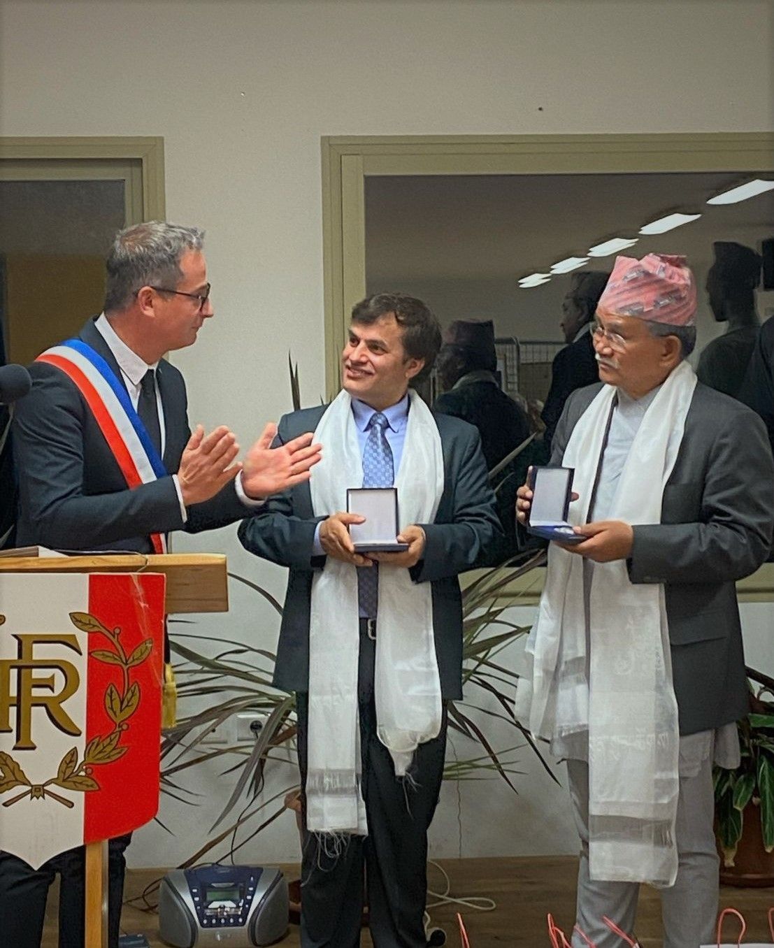 Mayor of Lalitpur honored with French medal