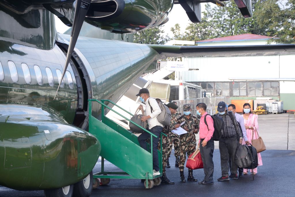 Free transport for Nepali army and their family