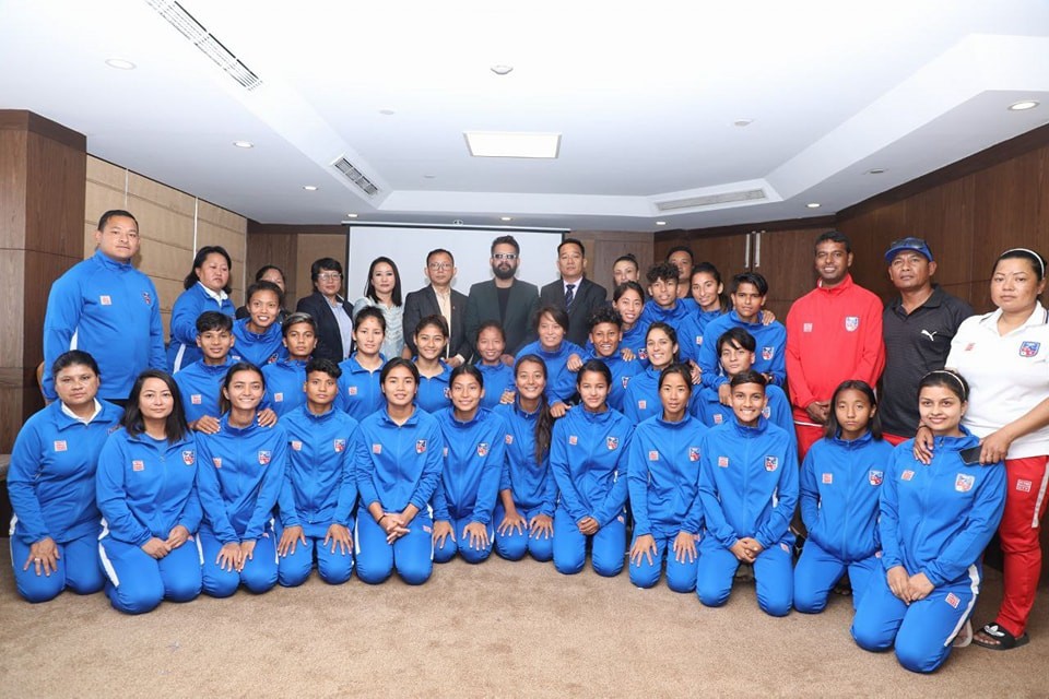 KMC Chief Shah met women’s football team