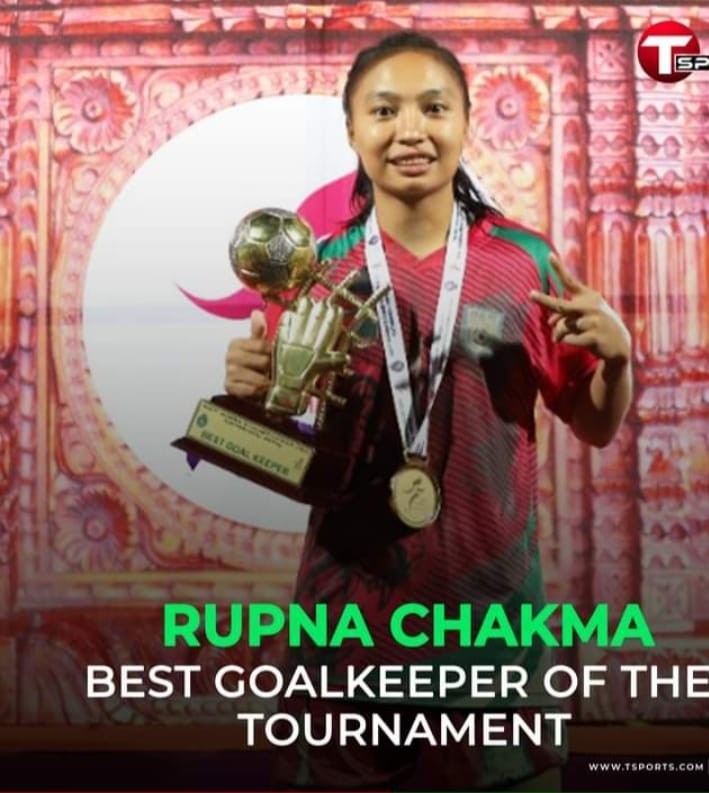 Footballer Rupna Chakma to get house from PM Hasina