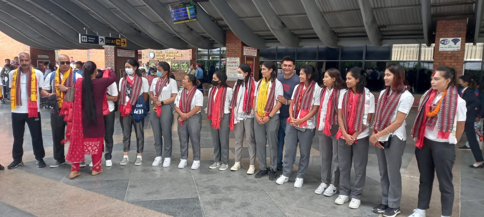 Nepalese national women’s basketball team left for Maldives