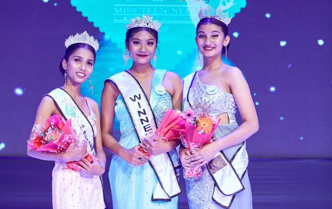 Pratiksha has won the title of Century Miss Teen Nepal