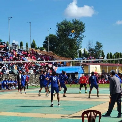 National Games: Volleyball match between Gandaki and Bagmati