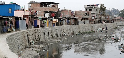 Unauthorized structures along Bagmati banks at Thapathali were removed