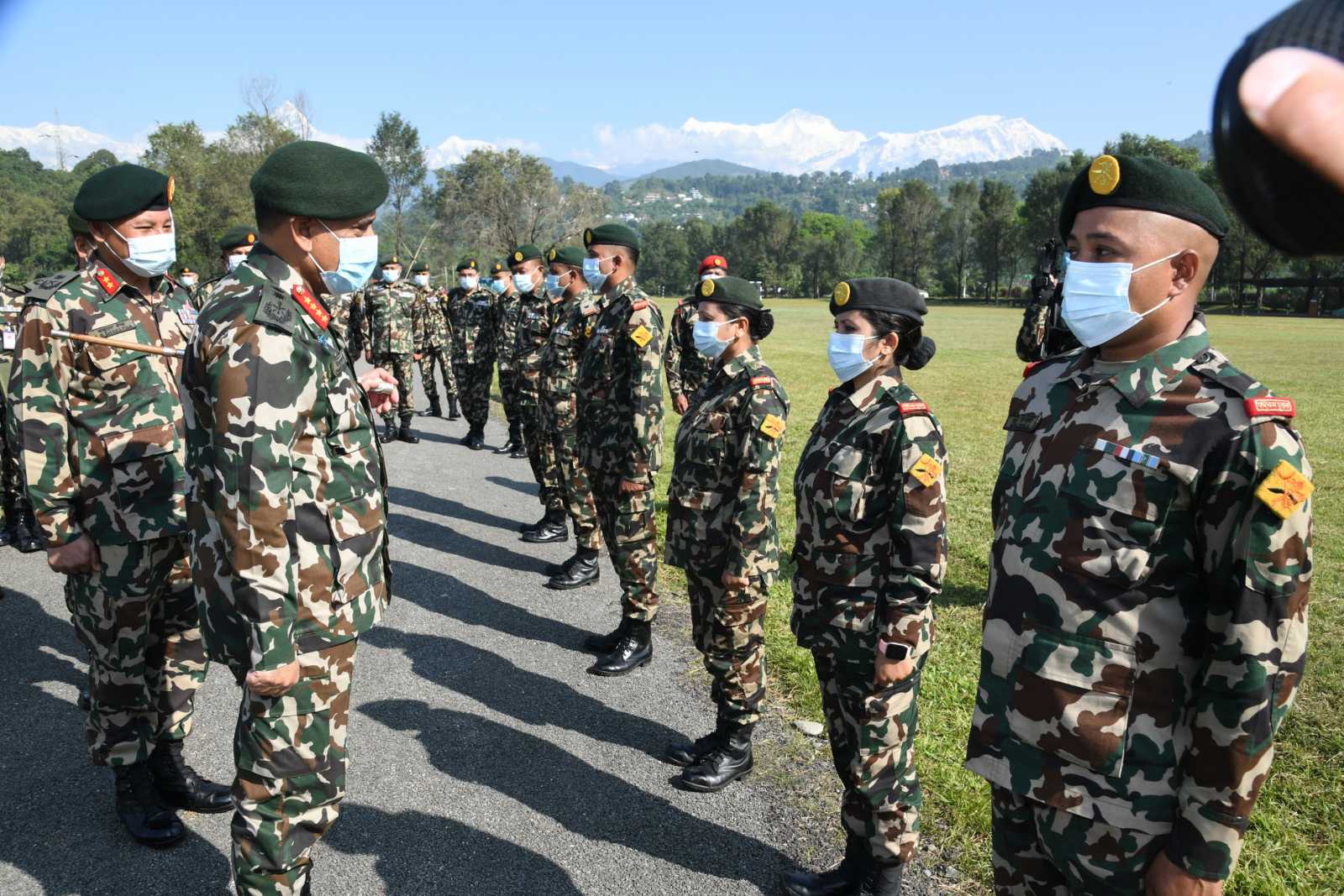 Chief General’s inspection visit to West Pritna Head Quarters