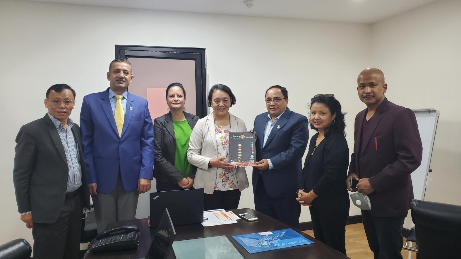 Rotary Club Of Kathmandu donates RS 100000 to NEP/TIO