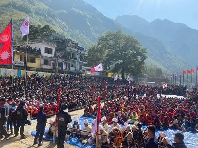 CPN Chairman KP Sharma Oli has started a special election campaign from Darchula