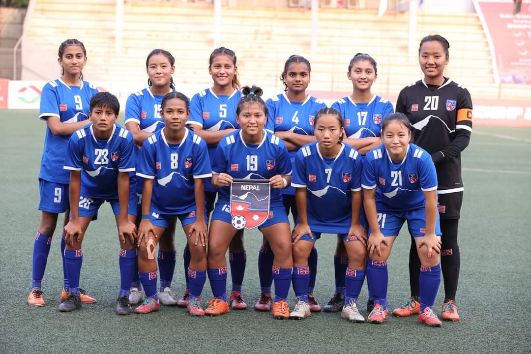 Nepal wins of SAFF U15  Women