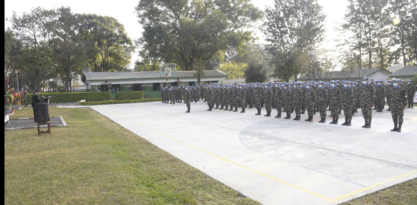 Exchange of Nepalese peacekeepers in Syria