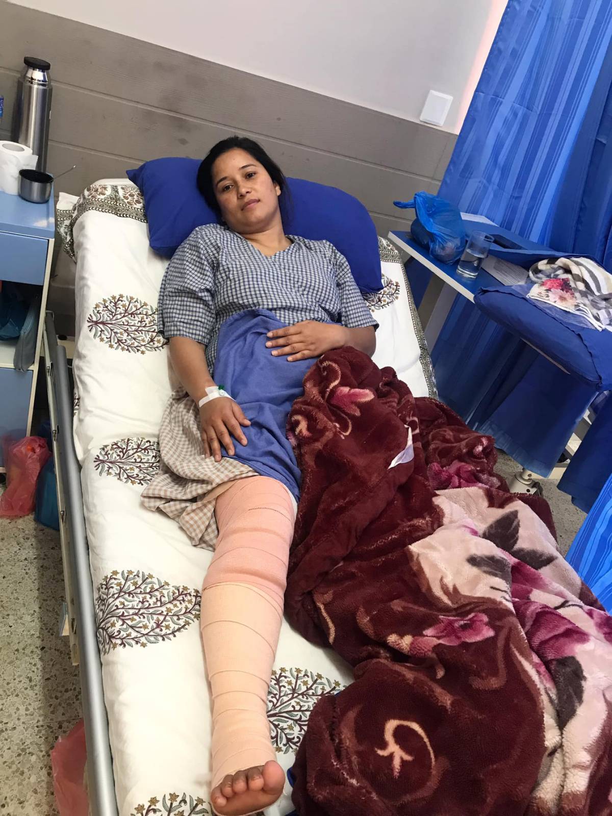 Karate player Anu undergoes leg surgery