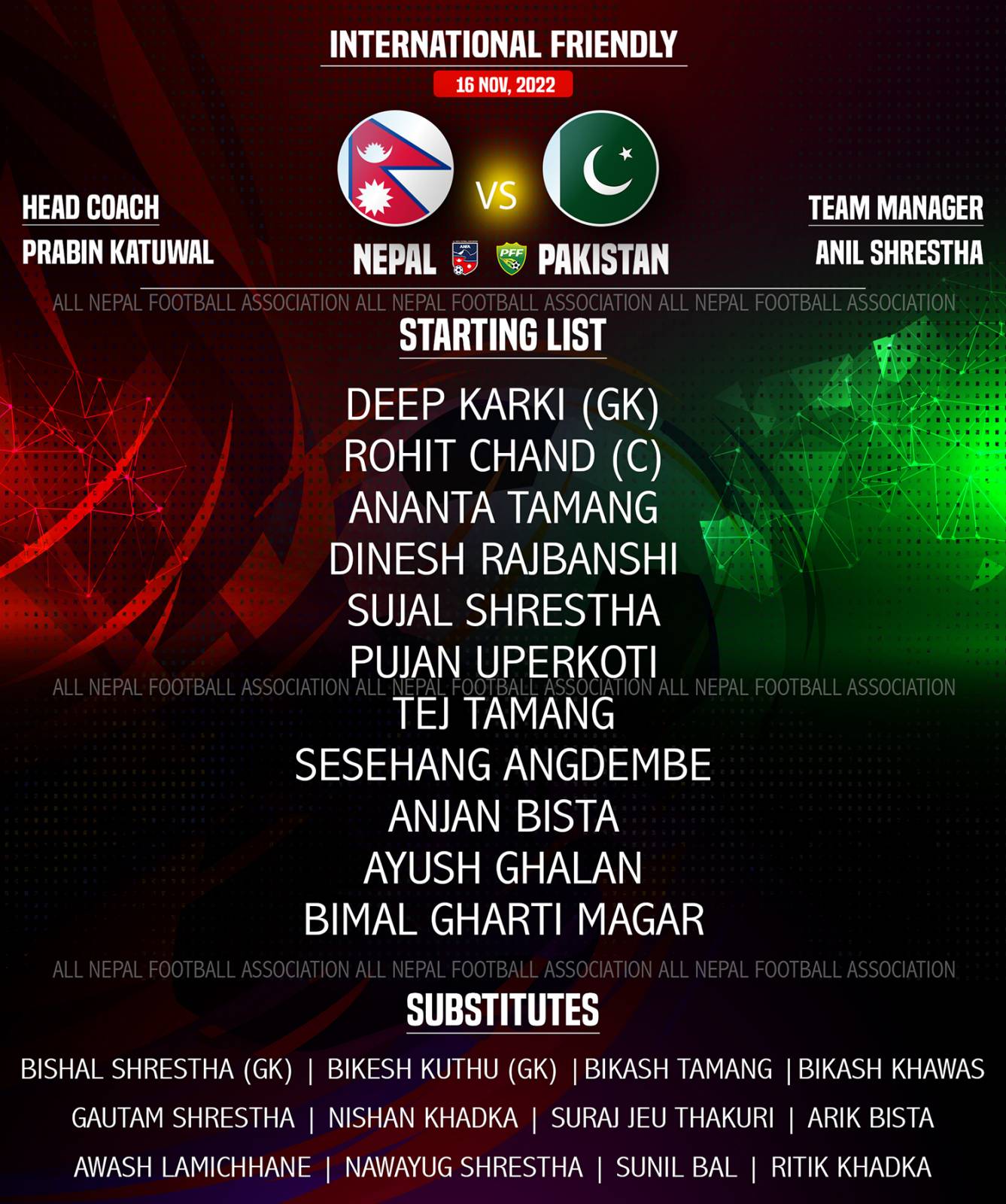 Nepal VS Pakistan: Find out which players are in the team