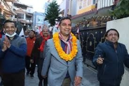 Poudel wins from Kathmandu 5