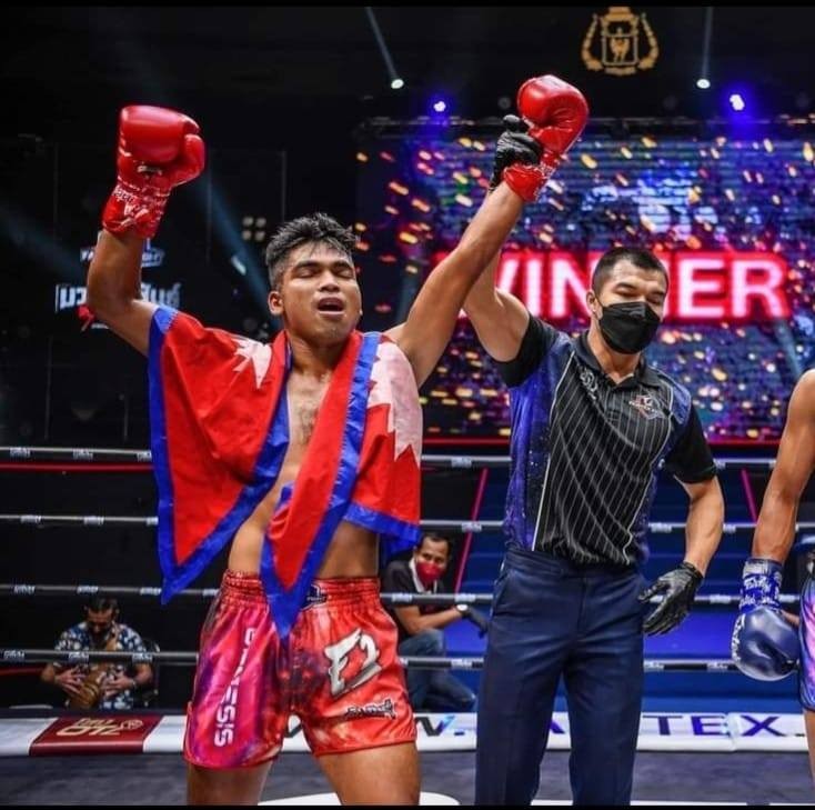 Gunaraj Ruchal trains to be Muay Thai world champion