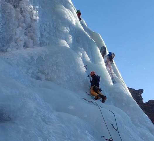 Ice climbing activities begins at Dolakha