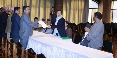 Registration of candidate for Deputy Speaker