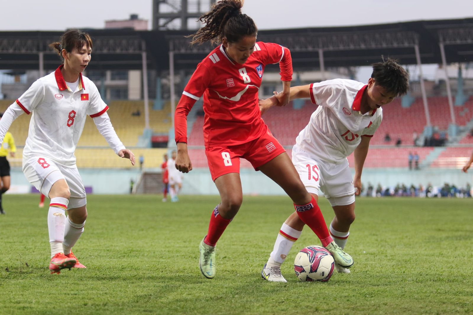 Nepali women’s football team defeated by Vietnam