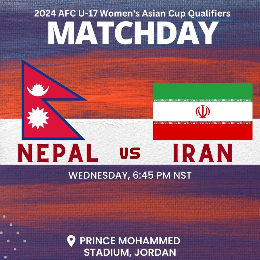 Football match today: Nepal vs Iran