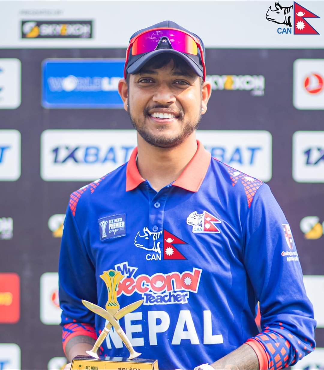 Nepali cricketer Sandeep posts a thankyou note