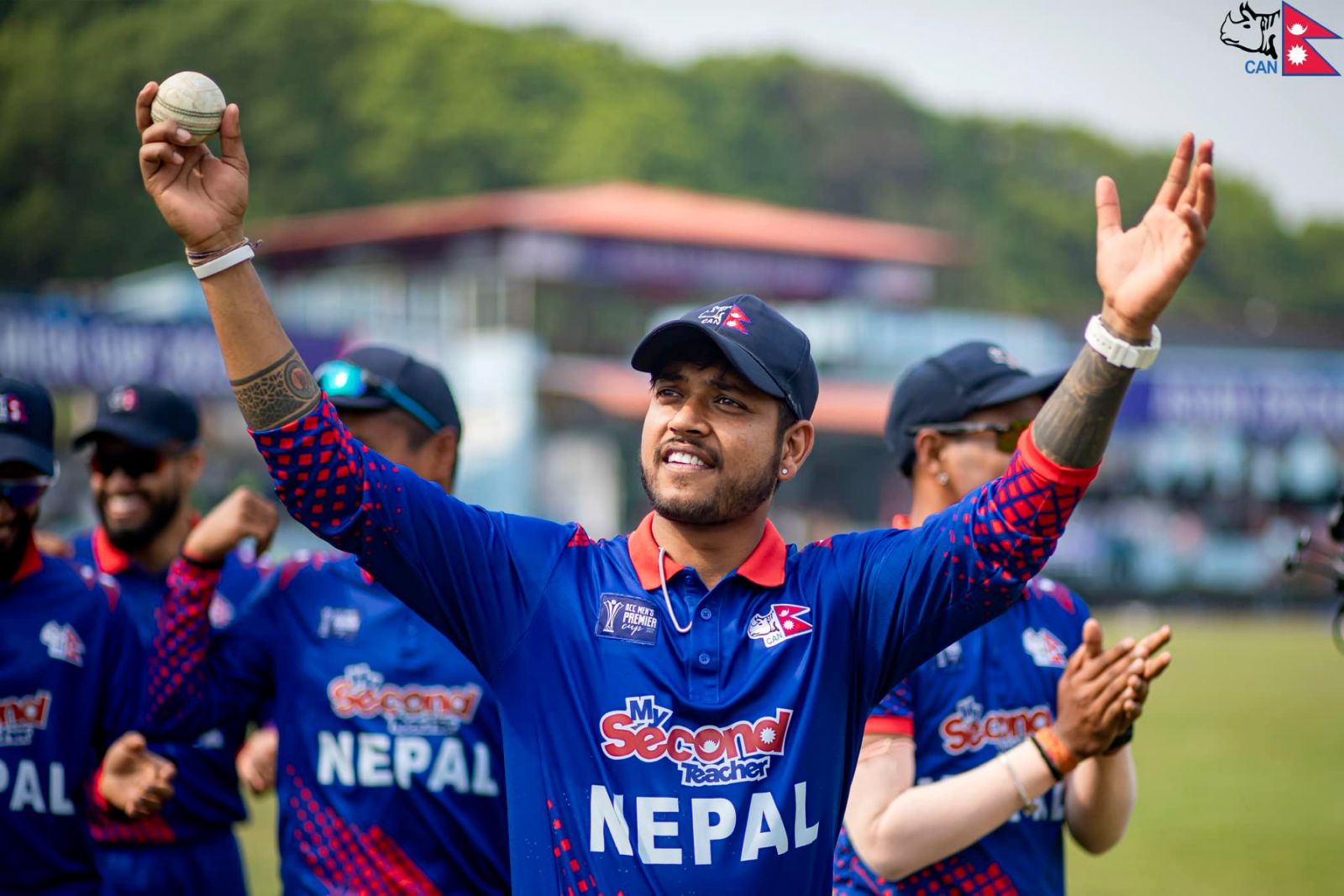 Sandeep Lamichhane becomes Player of the Tournament