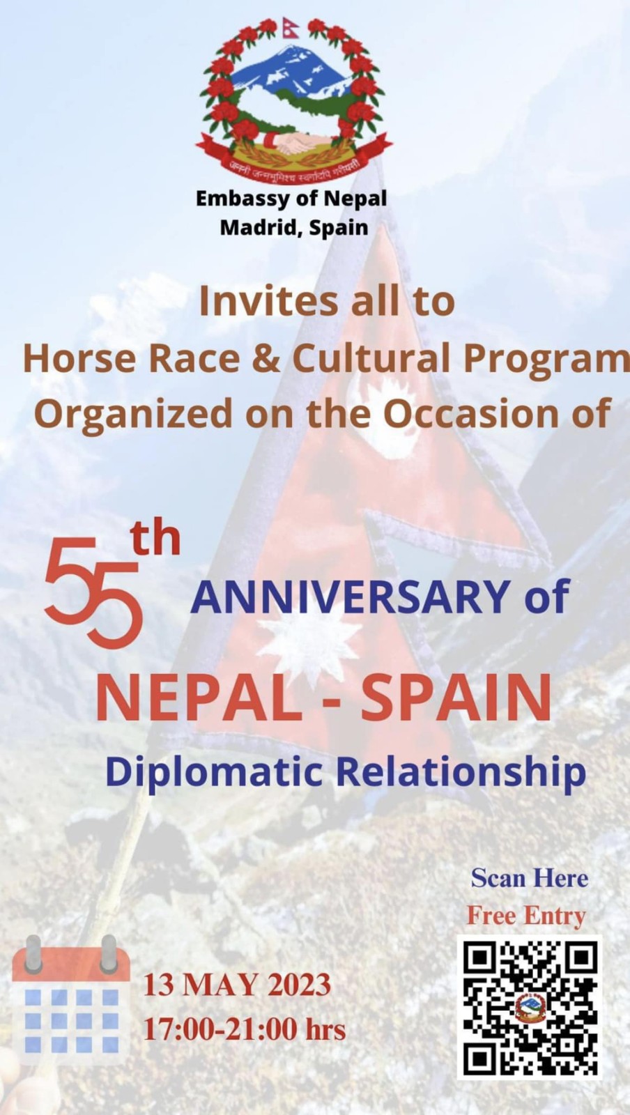 55th Anniversary of Nepal – Spain Diplomatic Relationship