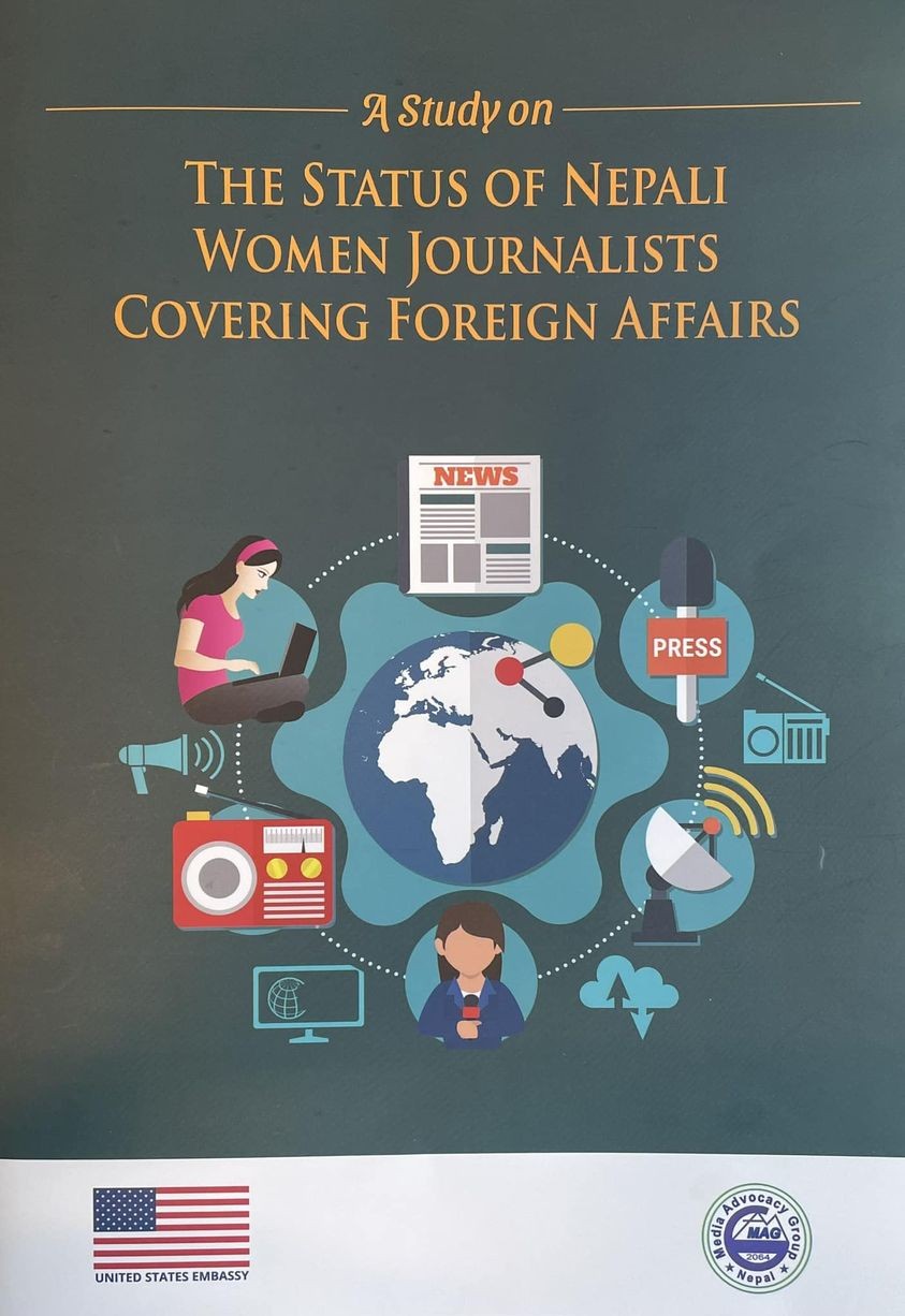 6.6% Nepali women journalist cover foreign affairs