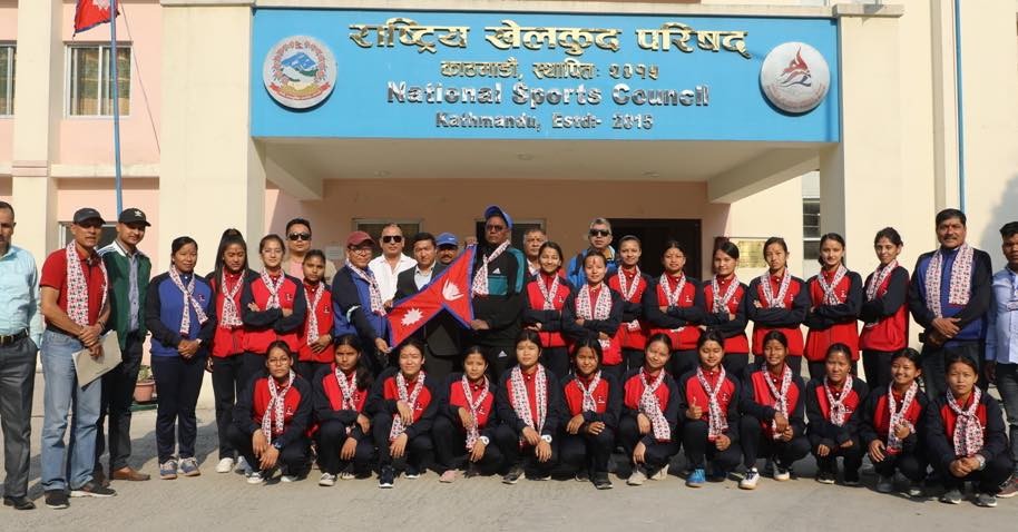 Nepal participate Women’s Handball Tournament