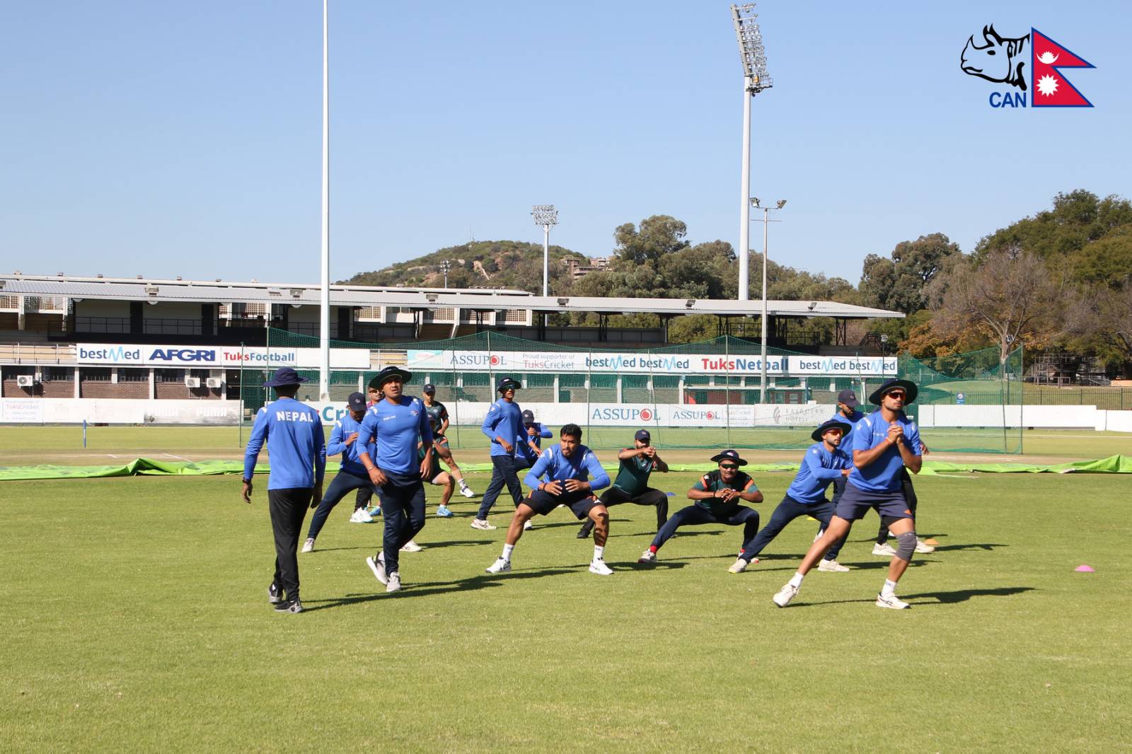 Cricket Team begins training in South Africa