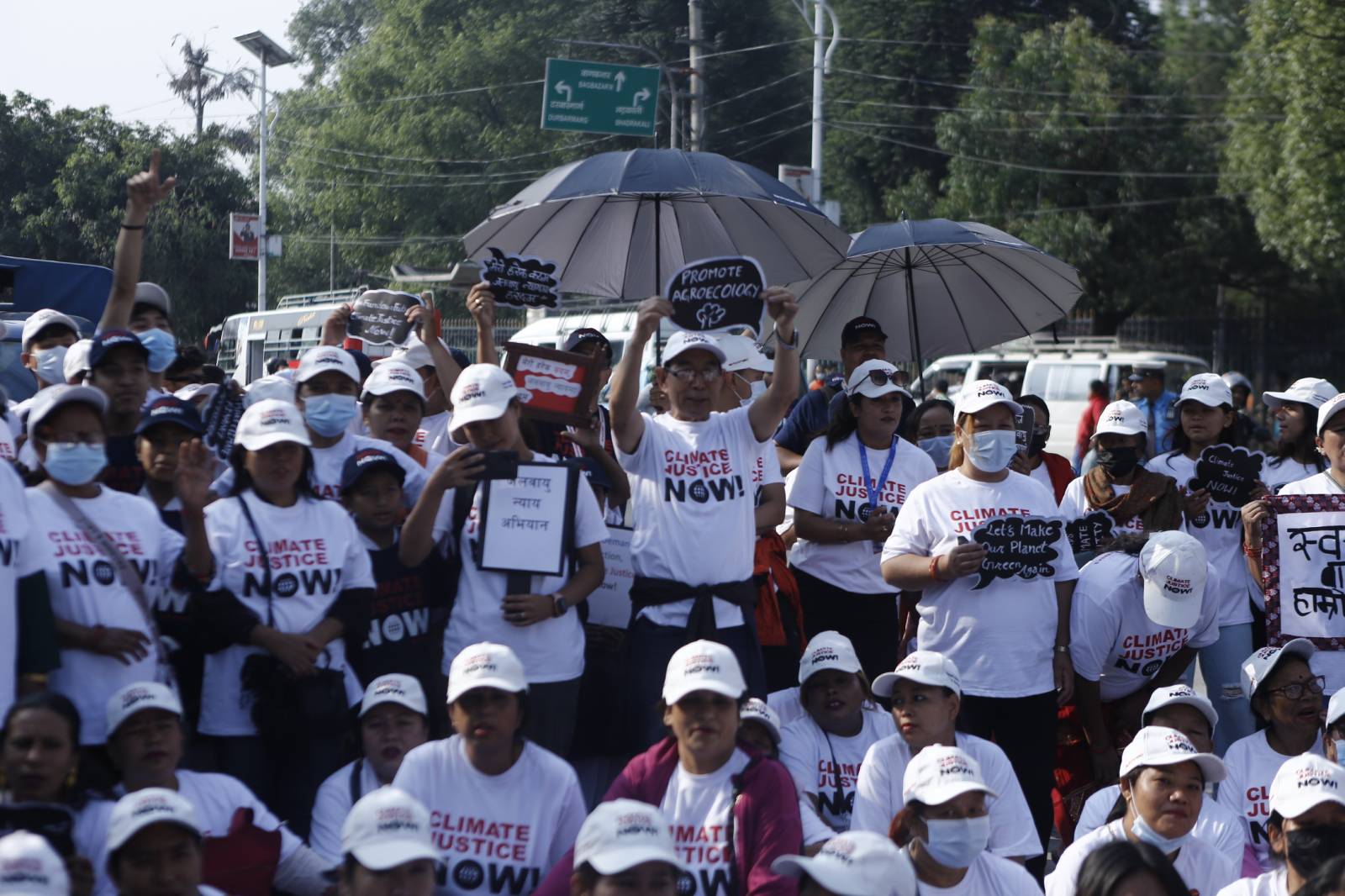 ActionAid Nepal Organizes Human Chain for Climate Justice