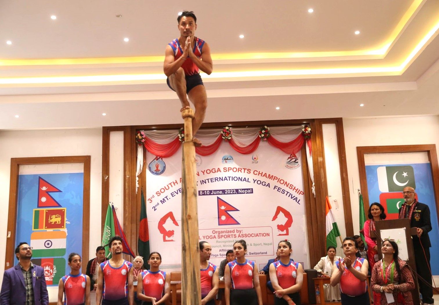 India secures first position in 3rd South Asian Yoga Championship