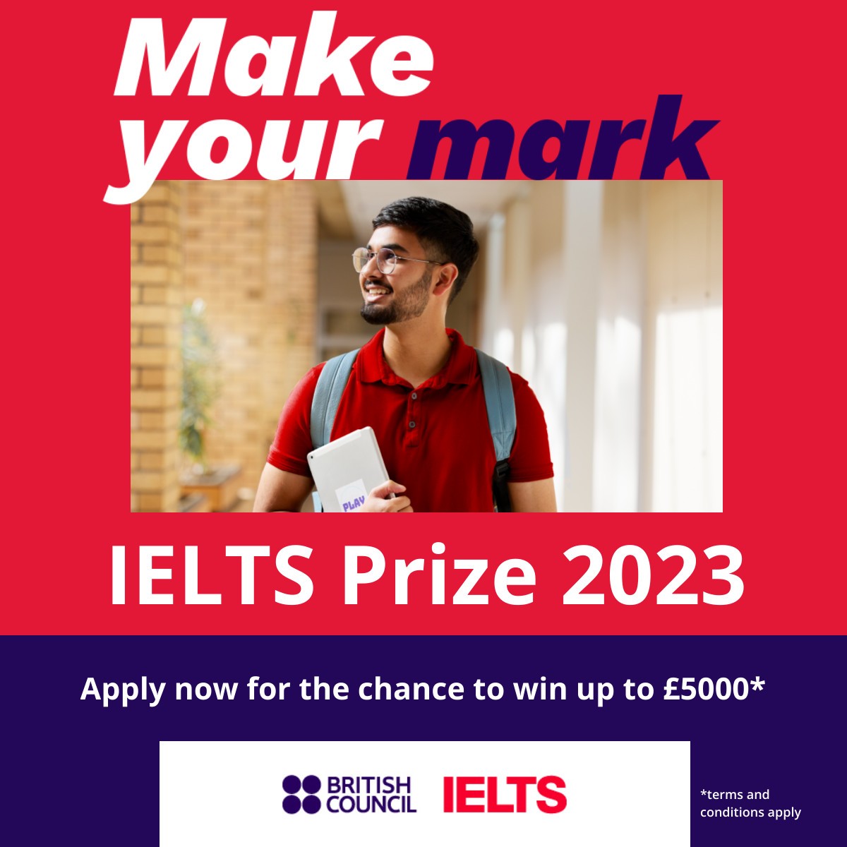 Applications for British Council IELTS Prize 2023 now open