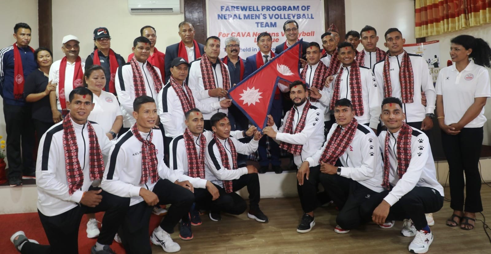 Nepal Volleyball Association bade farewell to Nepal Men’s Volleyball Team