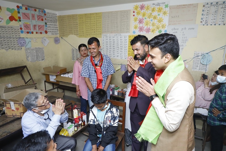 Free medical camp of Nepalese doctors graduated from pakistan