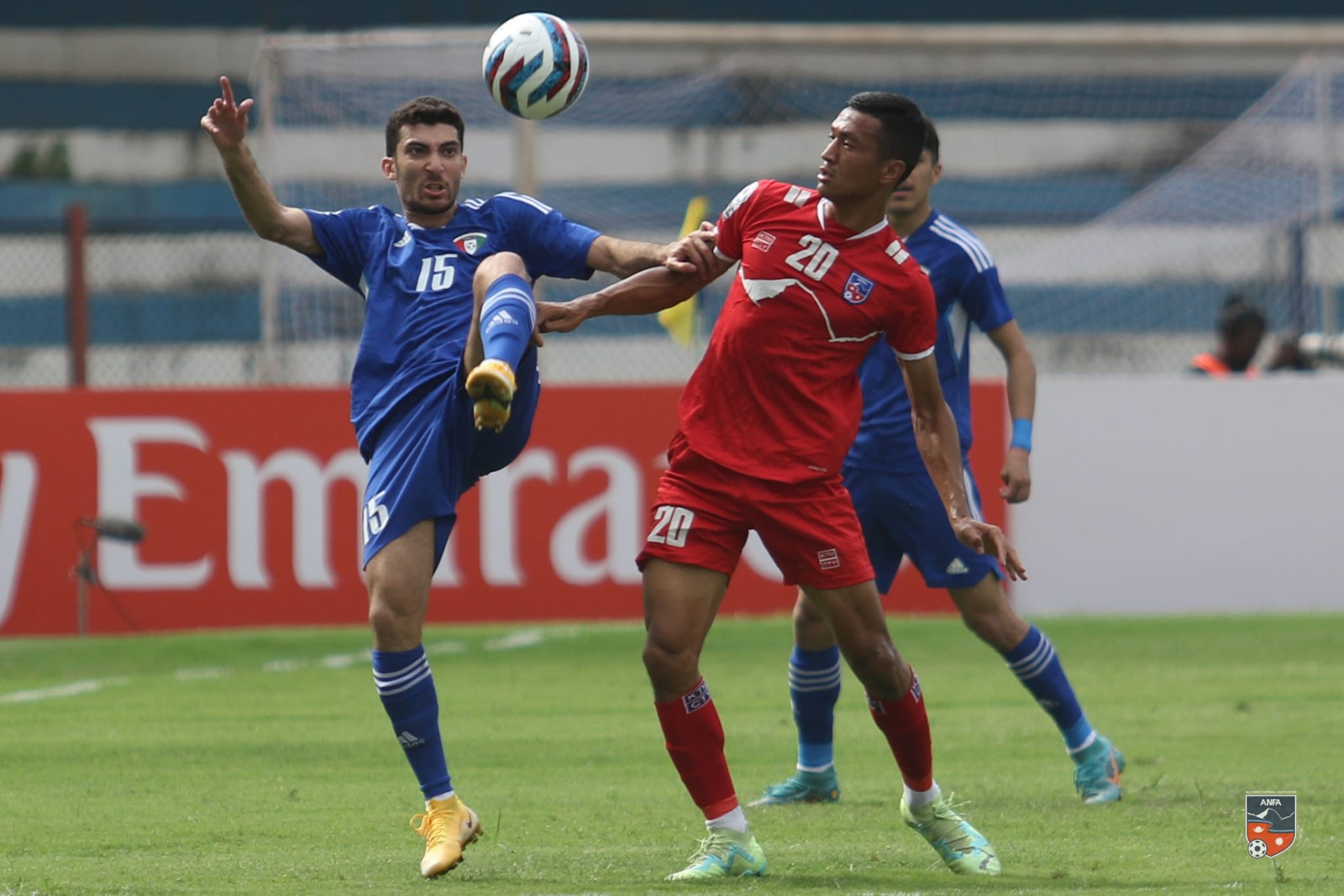 SAFF Football 2023 : Kuwait scores the second goal