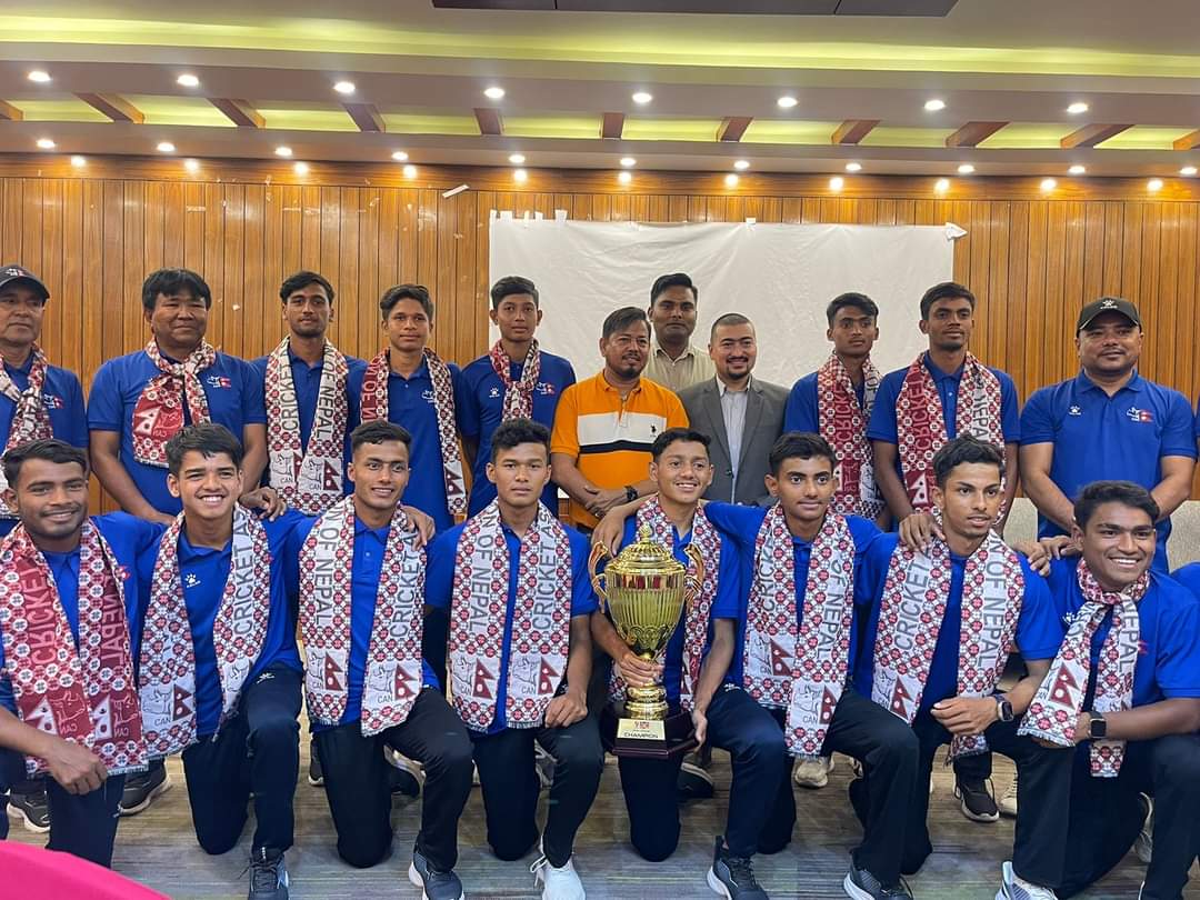 CAN holds a ceremony to honor the Nepal-U16 squad