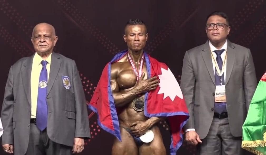 Nepal bags gold medal in South Asian BodyBuilding Championship