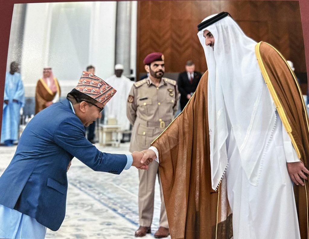 Nepali Ambassador meets Qatar’s Emir