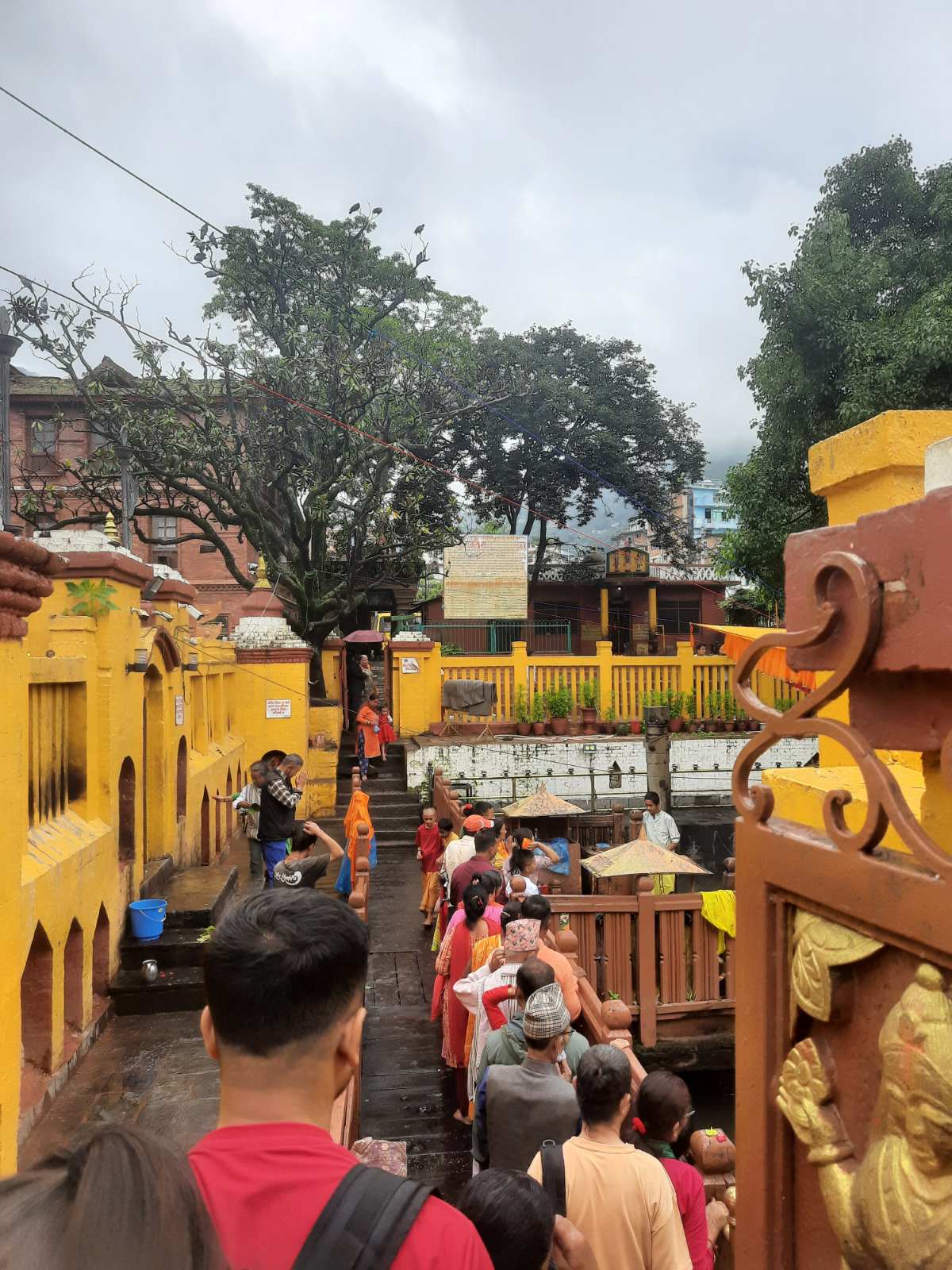 Glimpses of devotees at Budhanilkanth temple