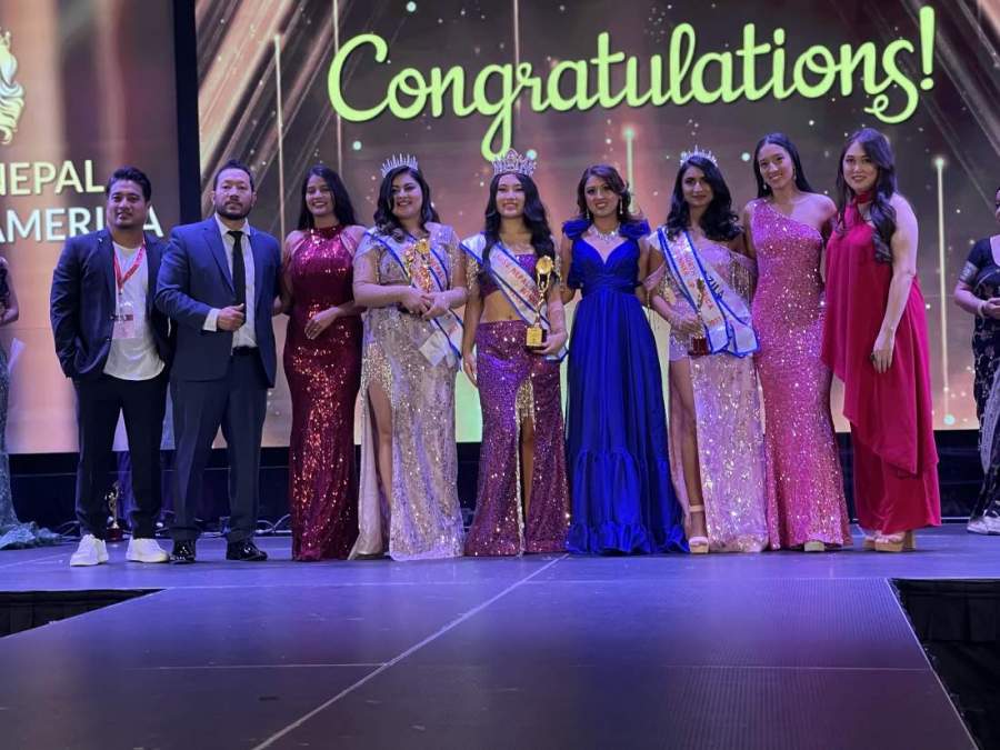 Miss Nepal North America title to Jubilee Sherpa