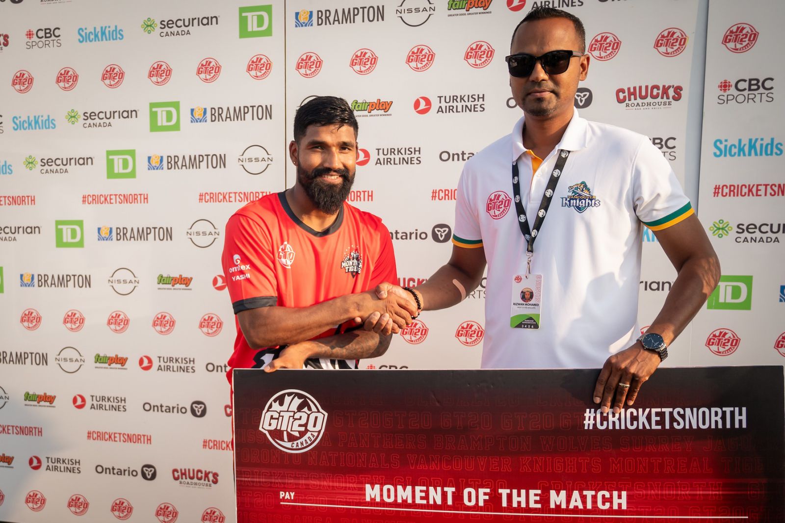 Sandeep and Dipendra won ‘Moment of the match’ award