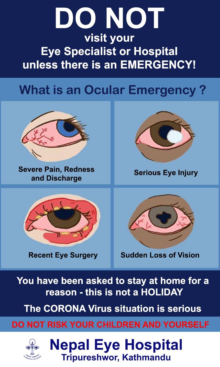 Don’t panic if you get an eye disease