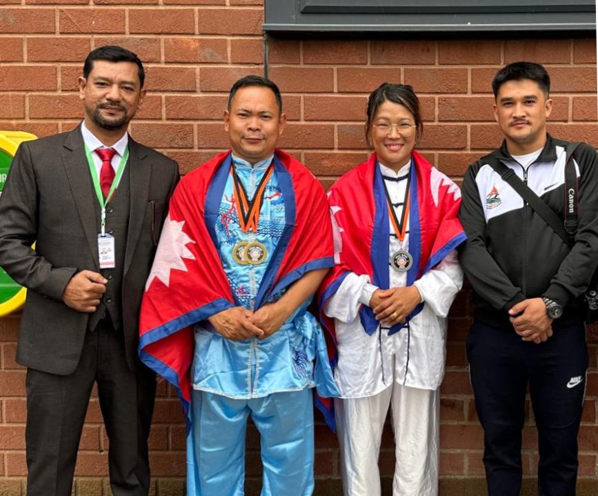 Nepal wins 2 medals in International Martial Arts Championship