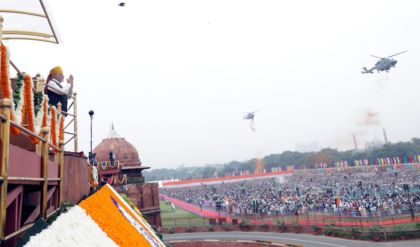 PM Modi speaking on the occasion of 77th Independence Day