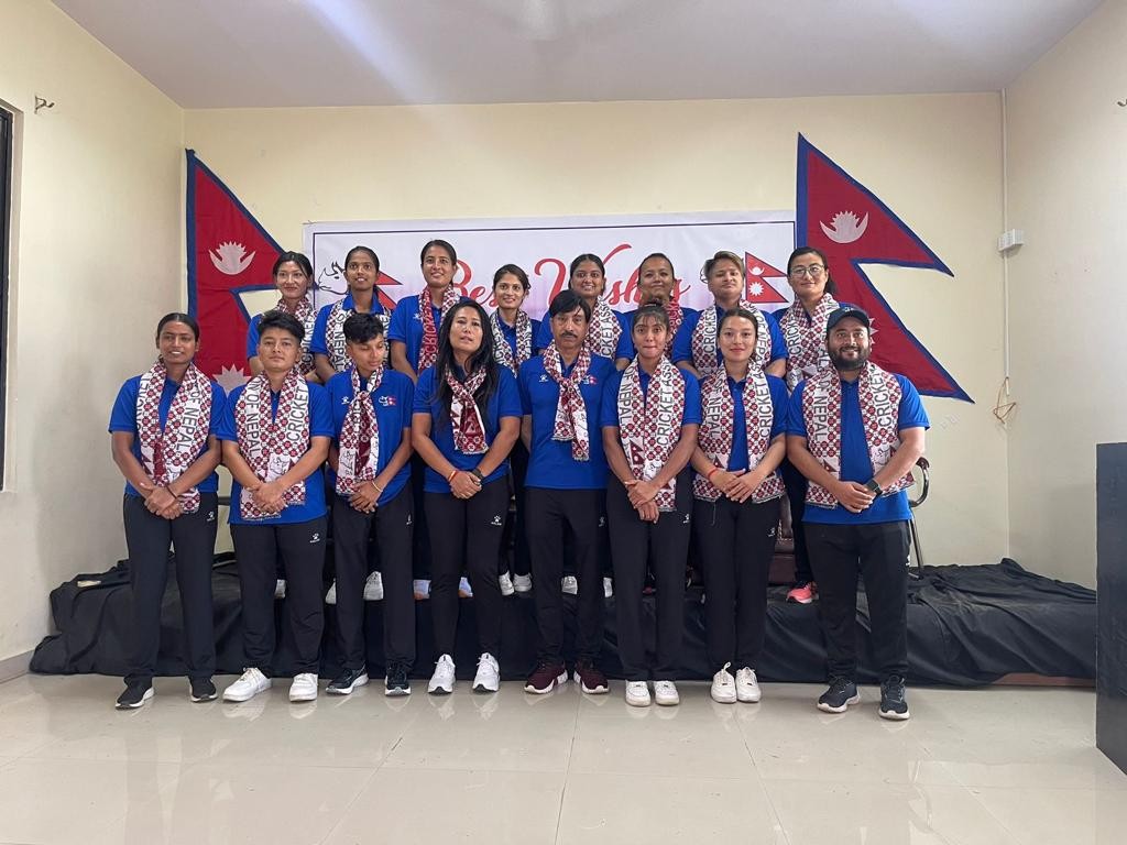 Nepali women’s cricket team departs for Malaysia