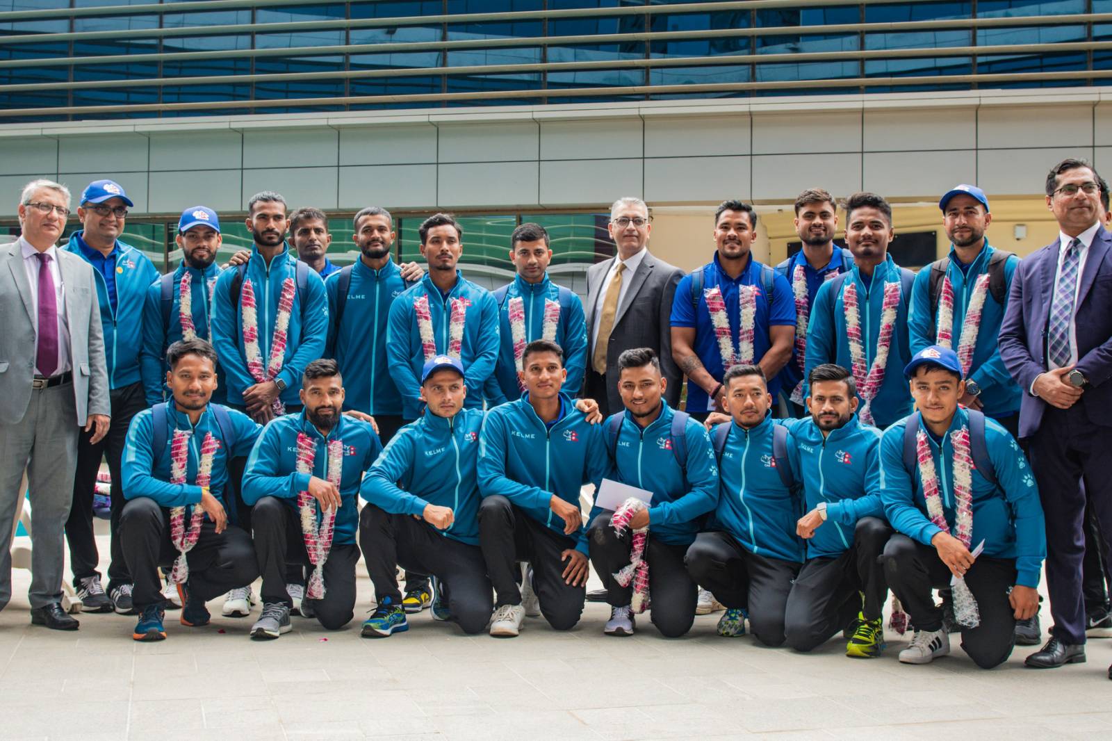 Nepali cricket team welcomed in Pakistan