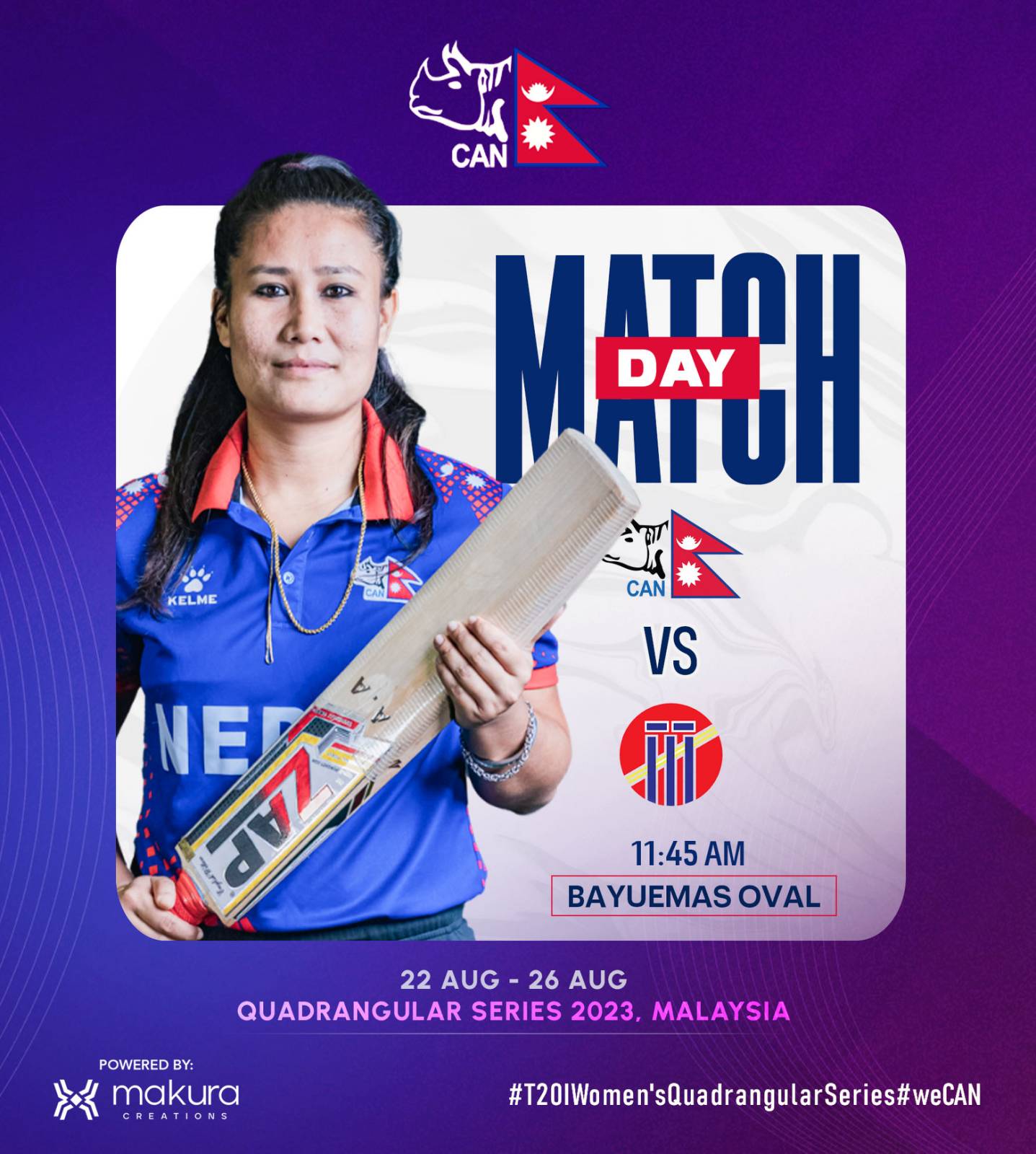 Nepal Battles Malaysia in Women’s T20: Decisive Match for Final Spot