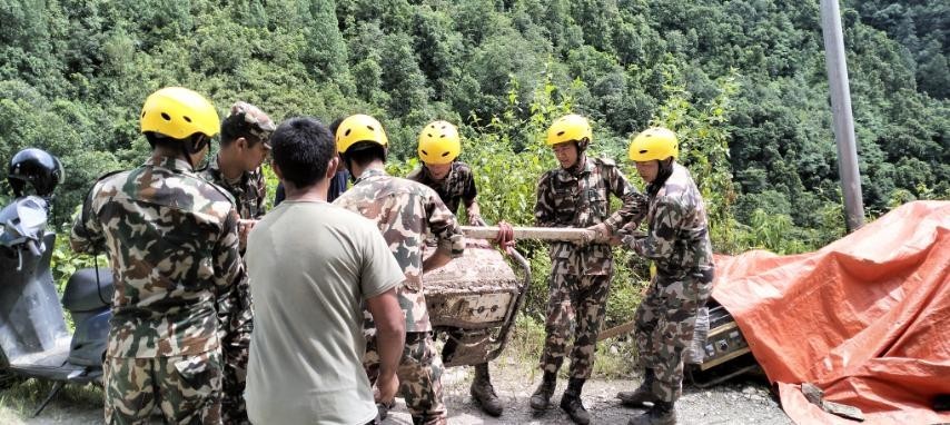 Continuation of Disaster Management by Nepali Army