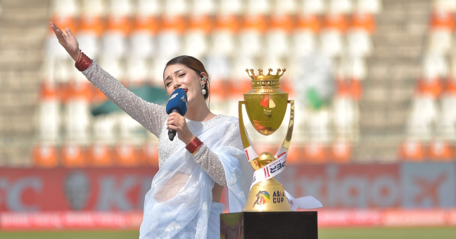 Trishala Gurung performance at the Asia Cup