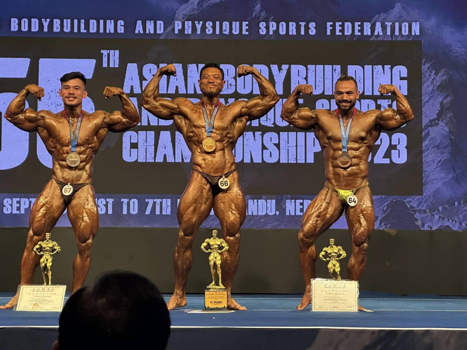 More medals for Nepal in Asian Body Building