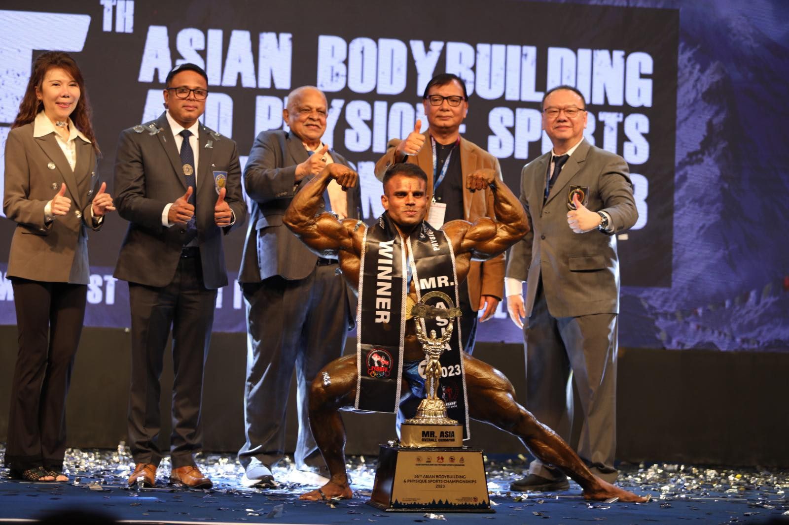 India’s Sarabhanan Mani won Mr. Title of Asia